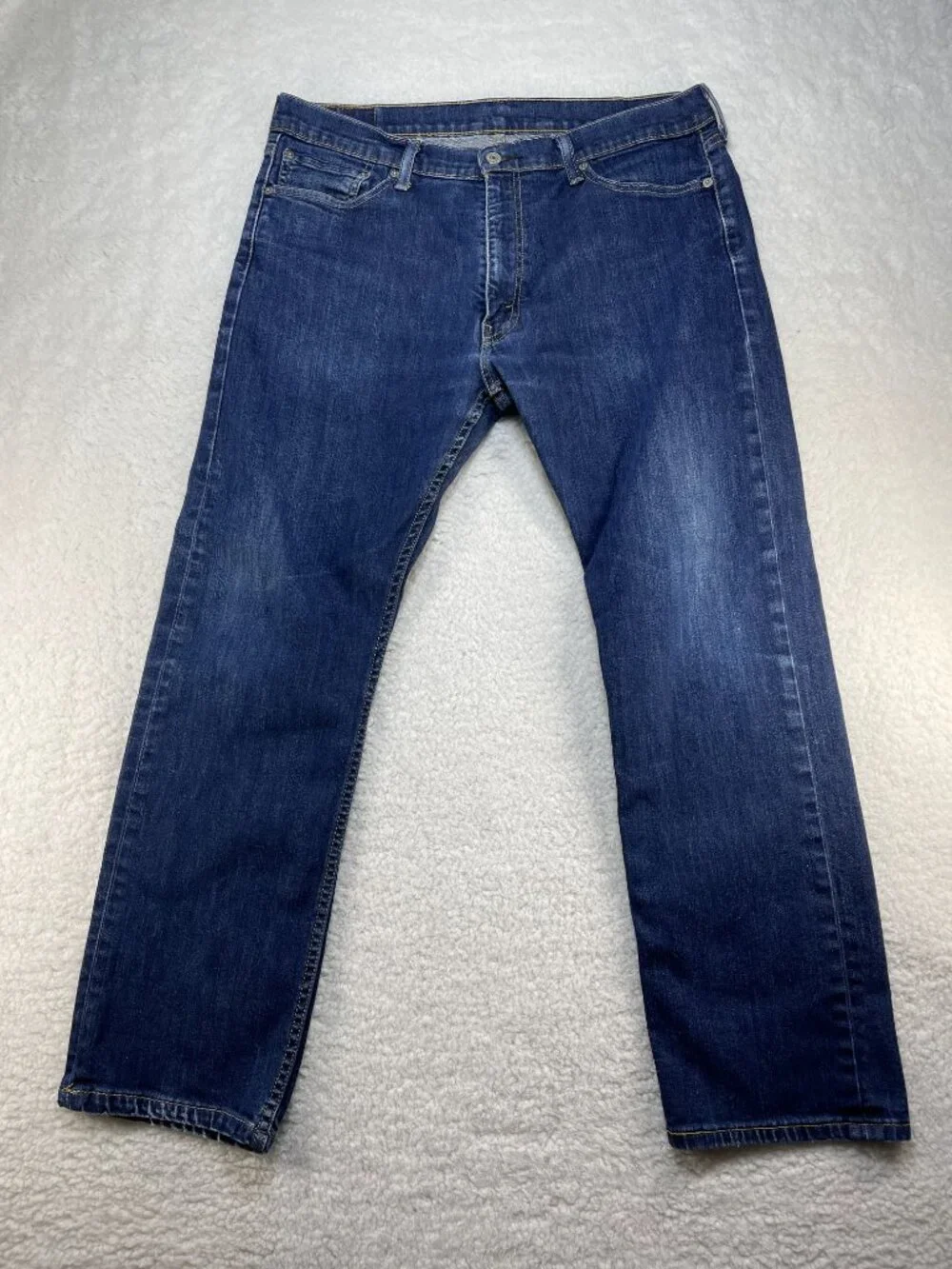 Levis Jeans 513 Mens 36x30 Blue Slim Straight Leg Low Rise Denim 90s Y2K